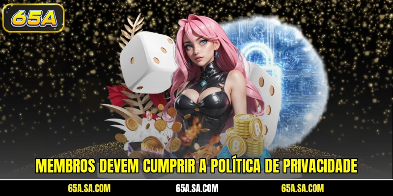 Política de Privacidade 65A 3 Membros devem cumprir a política de privacidade